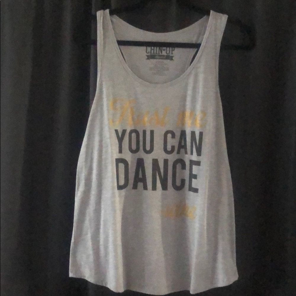 “Trust me you can dance -wine” gym tank